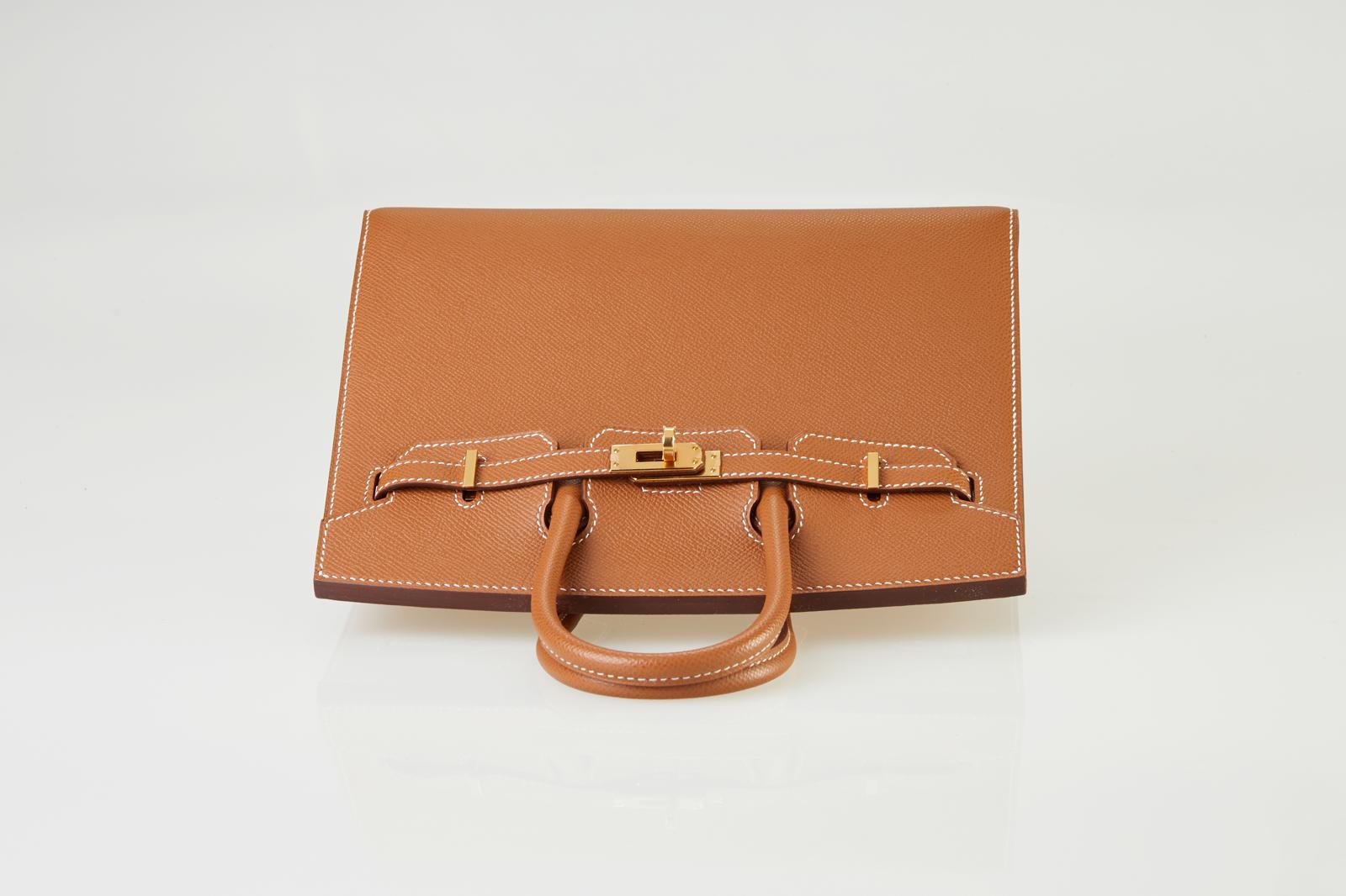 Hermès Birkin 30 Gold Togo mit goldener Hardware